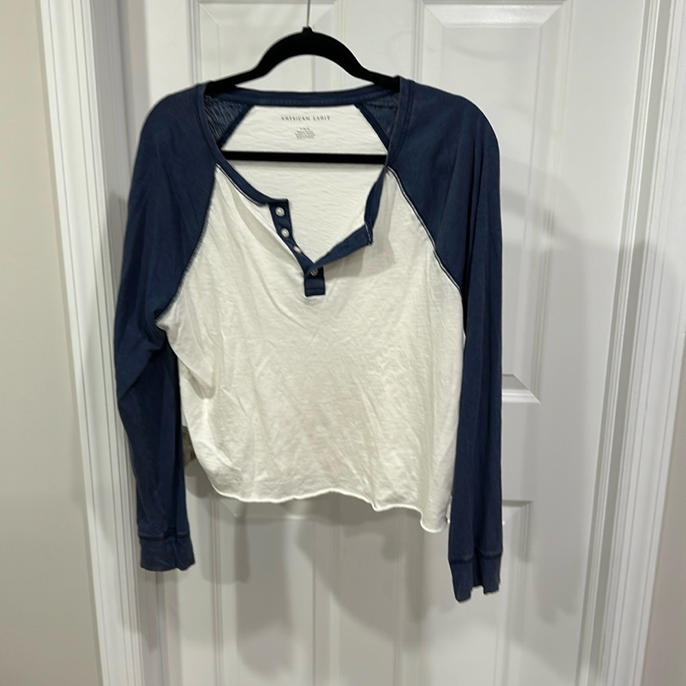 Long sleeve baseball tee- women’s